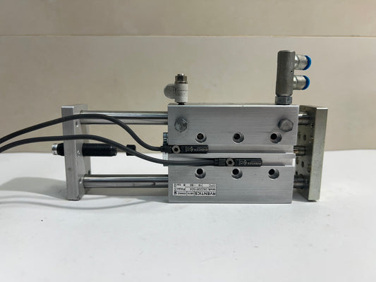 1x Aventics 0822061504 Guide Cylinder 8Bar with 2 Sensors