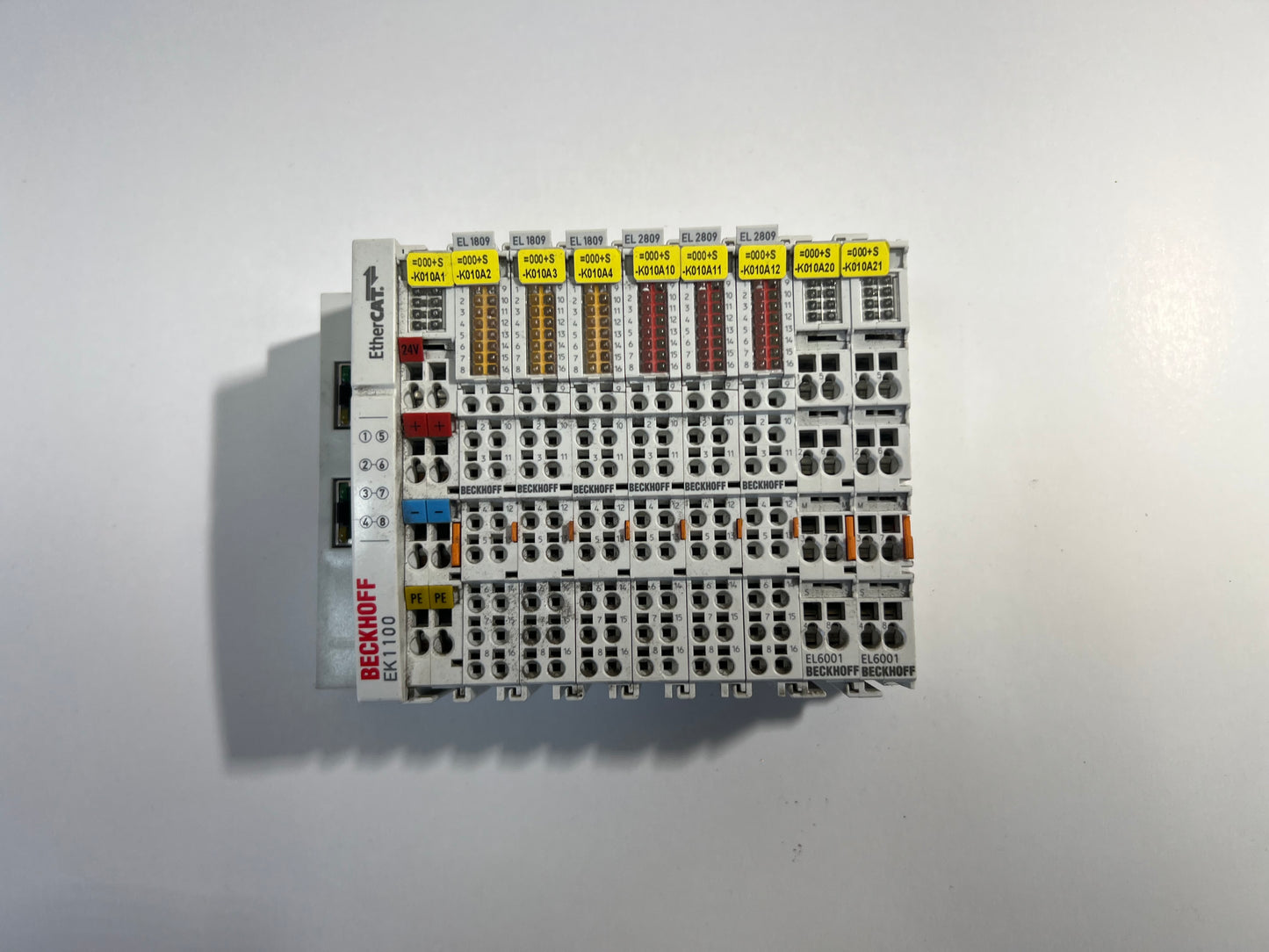 BECKHOFF EK1100 2x EL6001 3x 1809 3x 2809 EtherCAT Coupler Interface Module