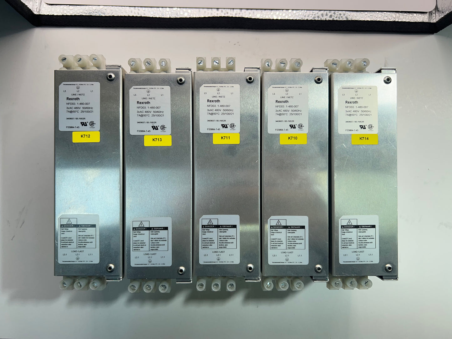 1x Rexroth NFD03.1-480-007 Power Line Filter R911286917