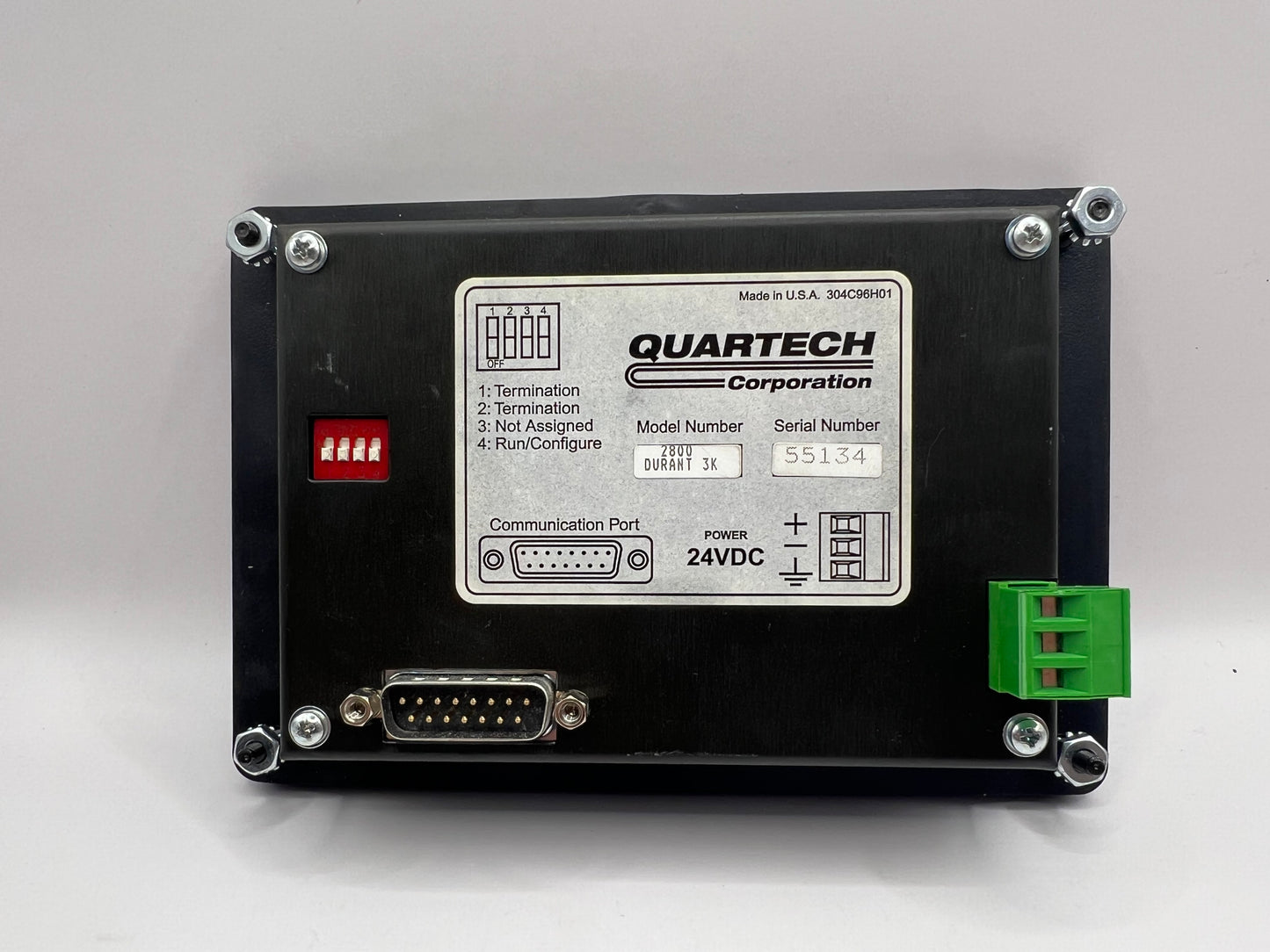 Quartech Corporation 2800 panel 2800 DURANT 3K 55134