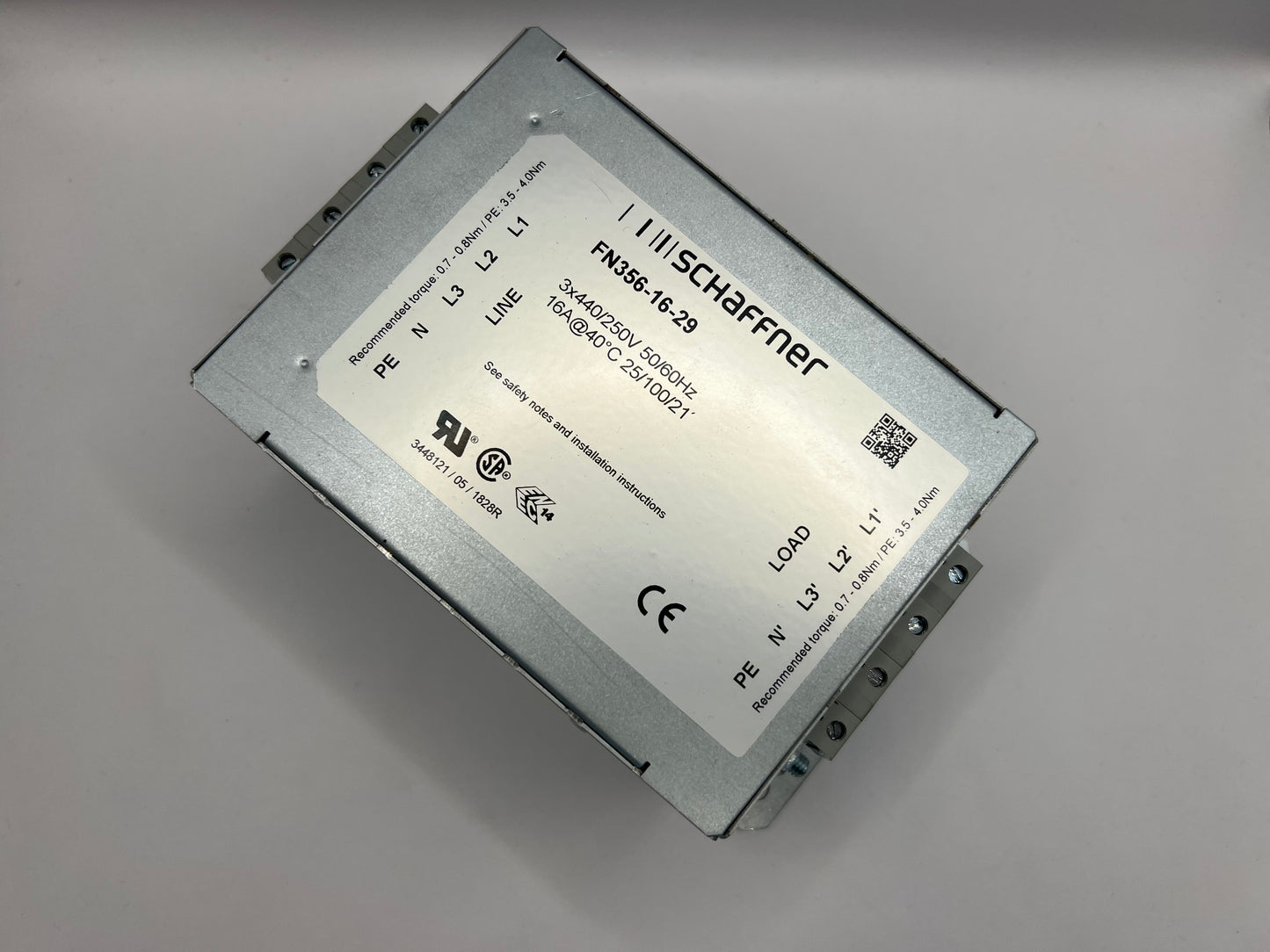 Schaffner FN356-16-29 Filter 440/250 VAC/50-60Hz