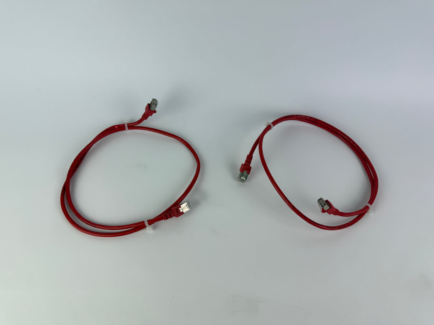 1x CAT5e SFTP Ethernet Patch Cable 1m RJ45 Shielded LAN 26AWG Red