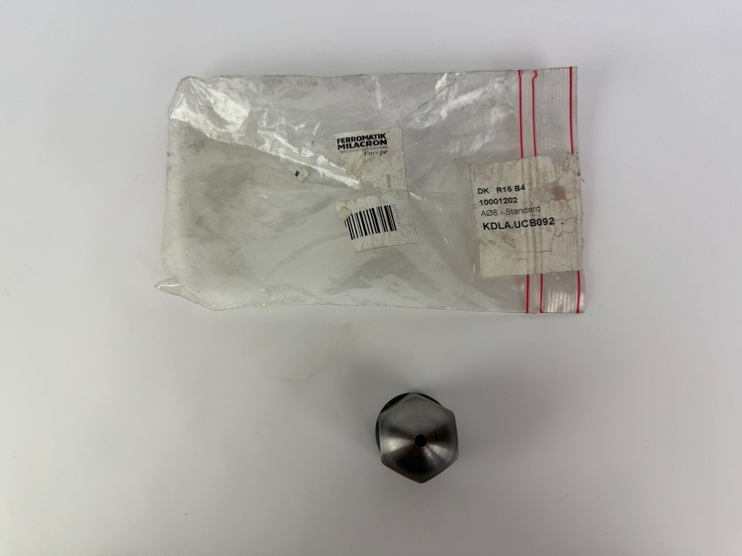 Ferromatik Milacron DK R15 B4 Ø8 Nozzle Insert 10001202 Injection Molding