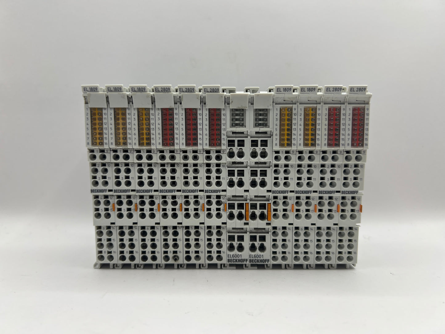 Beckhoff 2x EL6001 + 5x EL1809 + 5x EL2809 modules