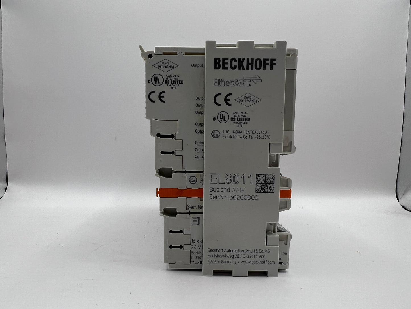 Beckhoff 2x EL6001 + 5x EL1809 + 5x EL2809 modules