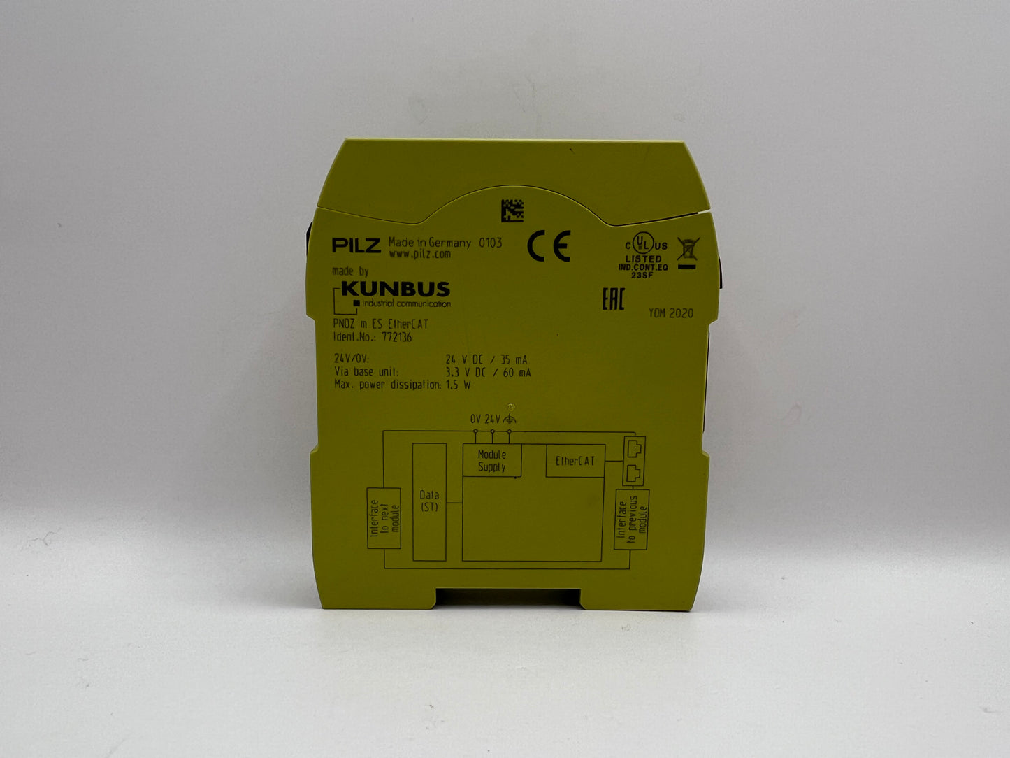 Pilz PNOZ m ES EtherCAT KUNBUS 772136 Communication Module
