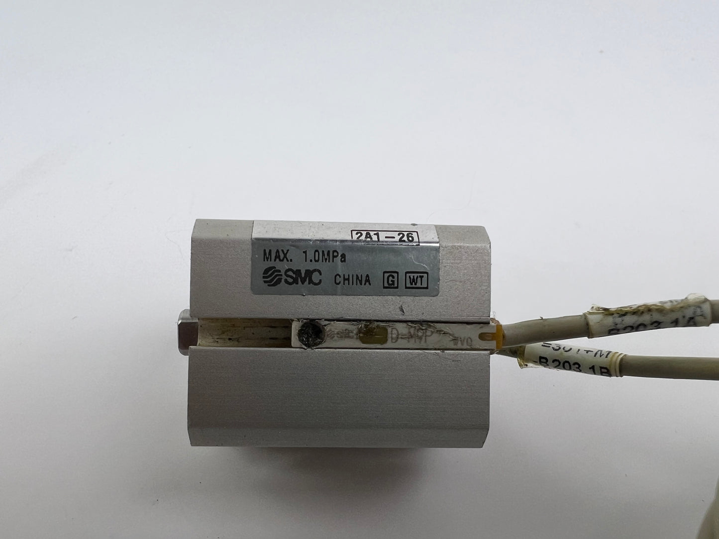 1x SMC CDQSB12-10D Cylinder w/ Sensor 130cm Cable CDQSB1210D
