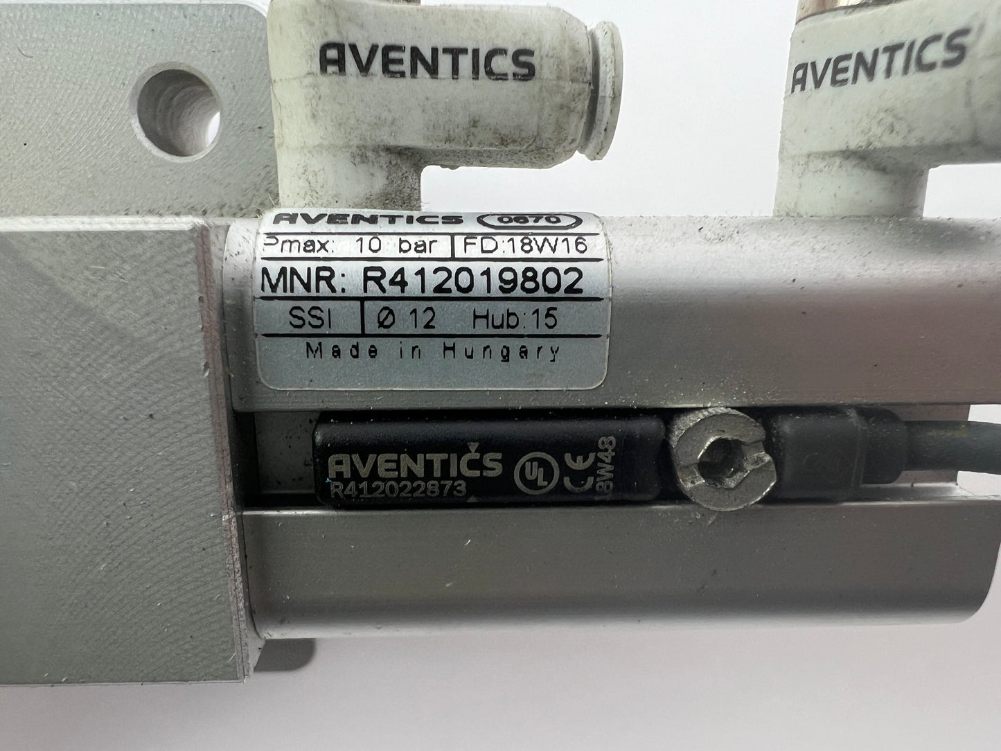Aventics R412019802 SSI Short-Stroke Cylinder + Sensor R412022873