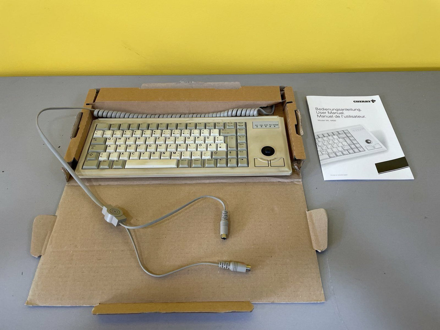 Cherry G84-4400 Compact Keyboard with Integrated Touchpad – G844400LUBEU0