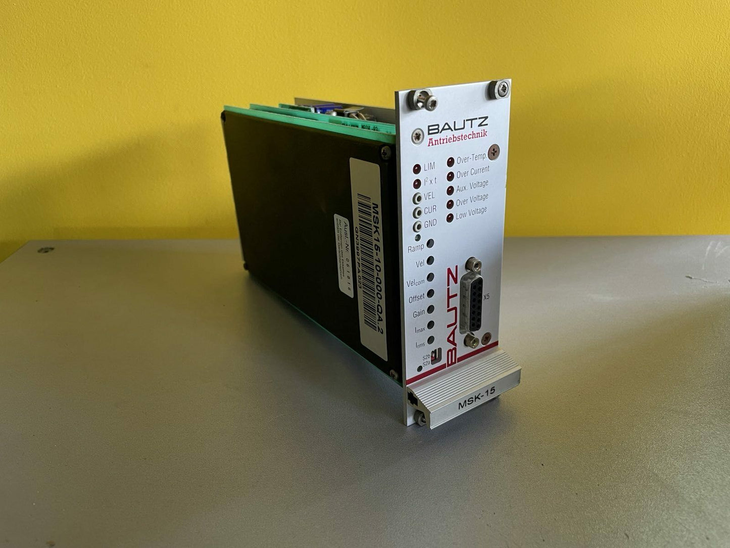 1x BAUTZ MSK15-10-000-QA.2 QA Servo Drive Amplifier