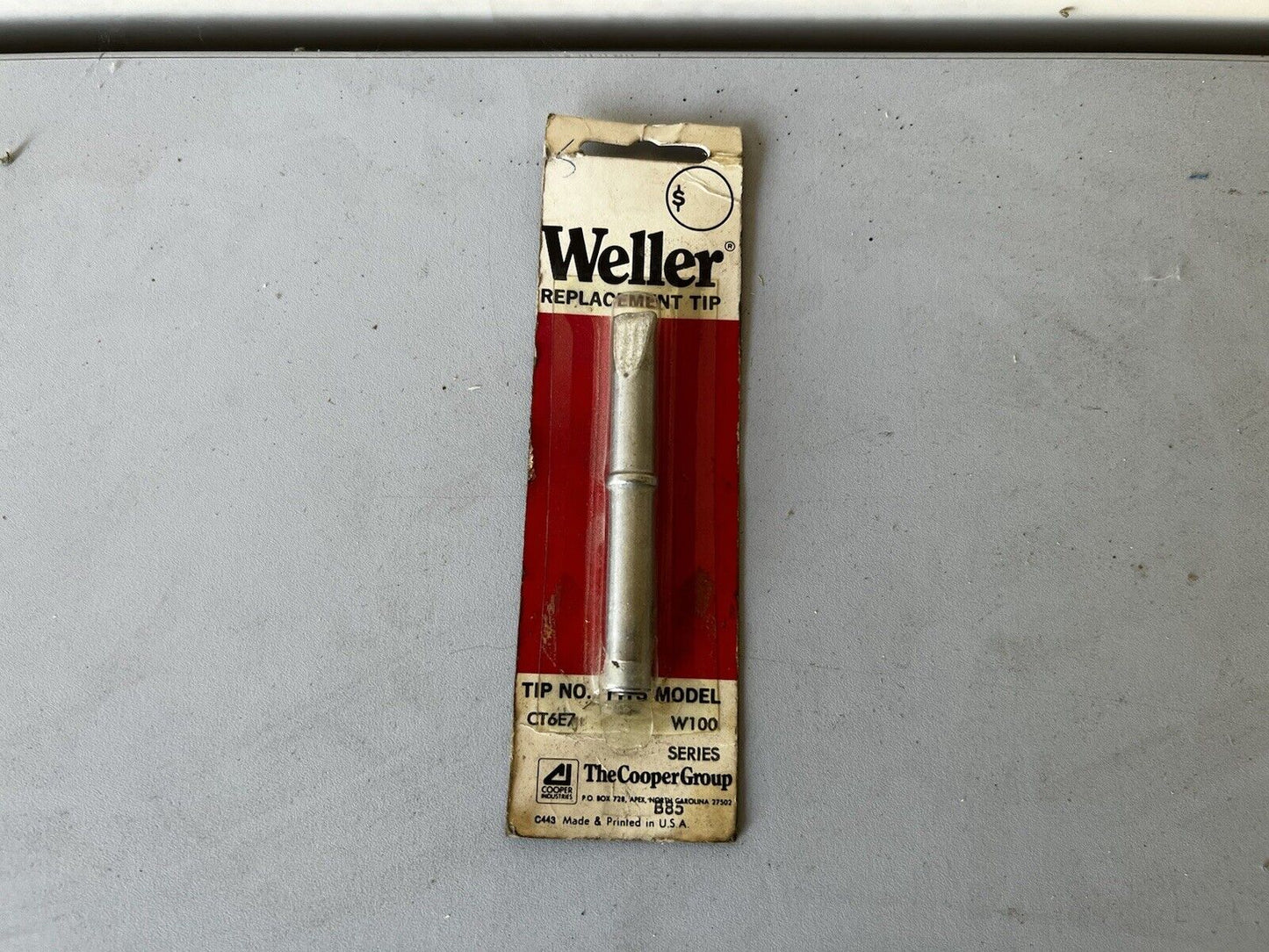 Weller Tip Soldering Screwdriver 700°F 6.35mm for W100D (CT6E7)