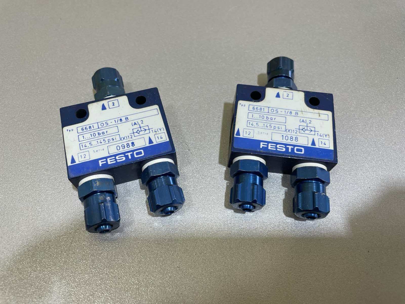 Festo 6681 OS-1/8 B Port OR Gate