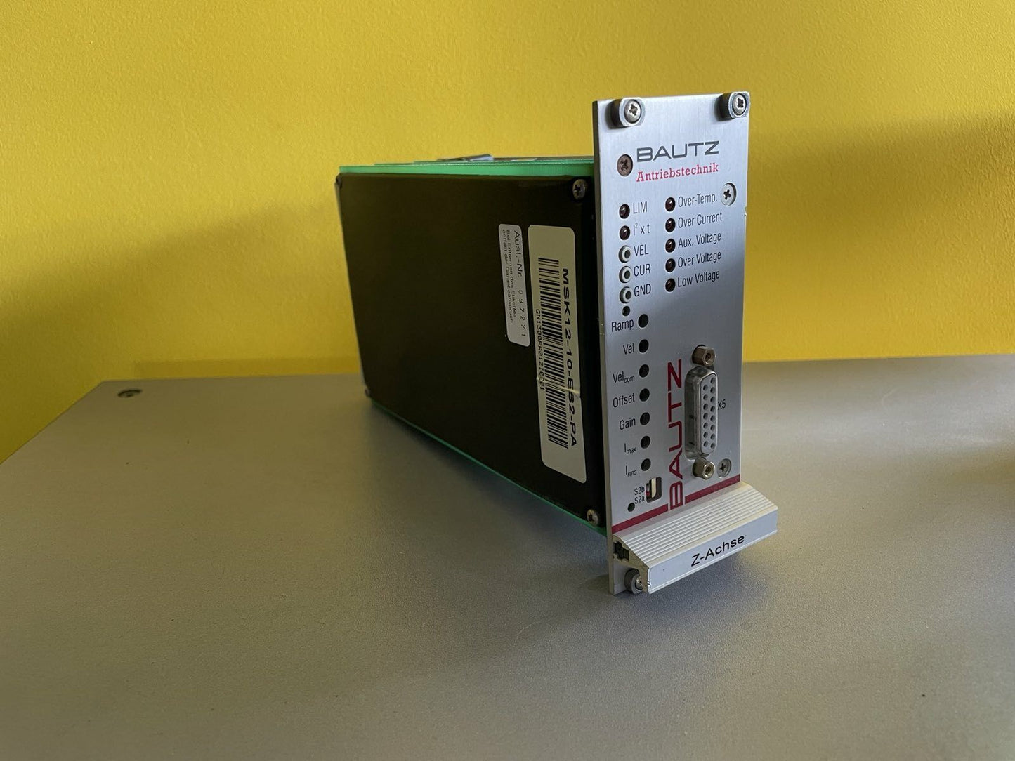1x BAUTZ MSK12-10-ES2-PA Servo Drive Amplifier