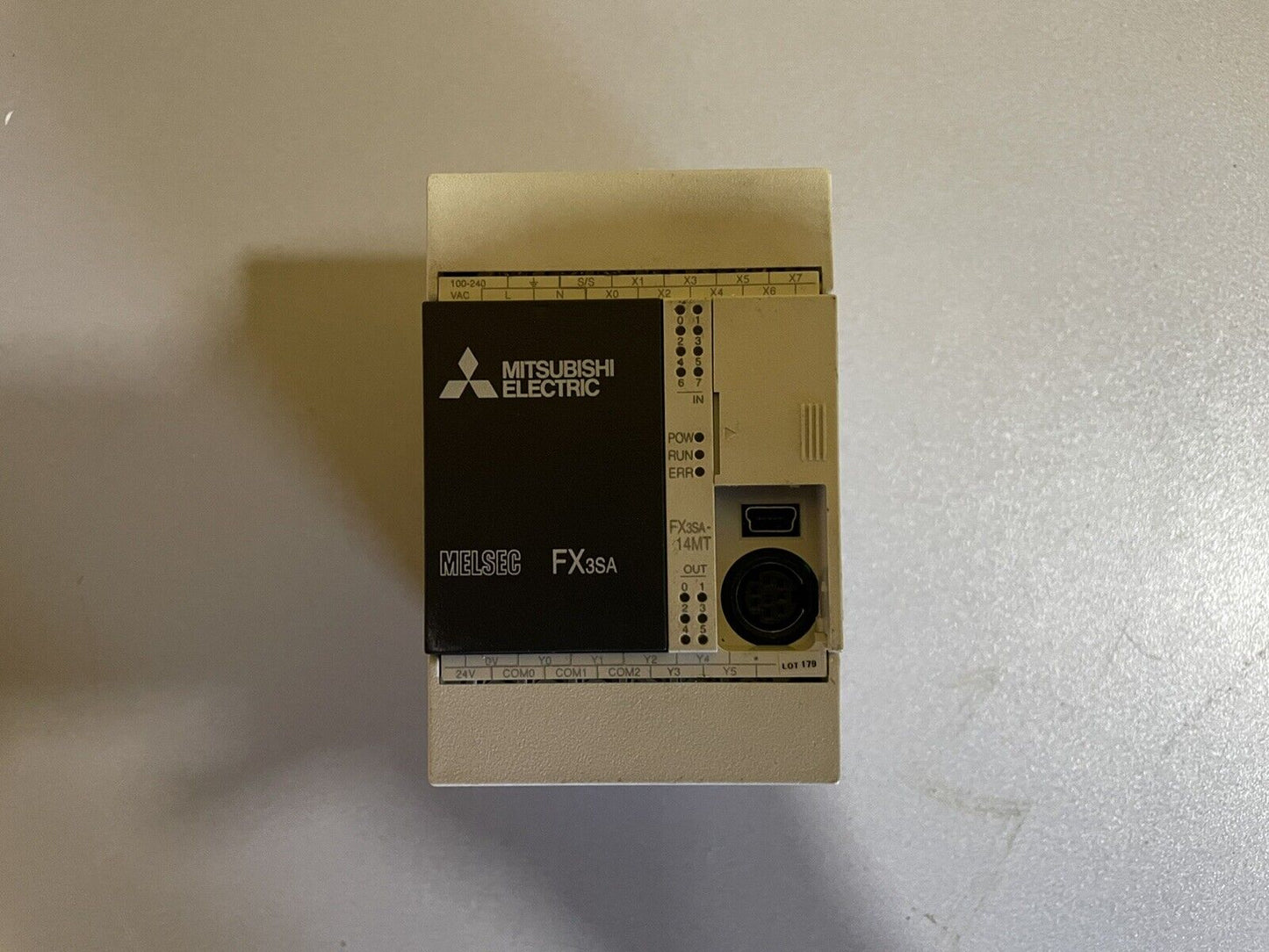 1x Mitsubishi PLC Controller module FX3SA-14MR-CM FX3SA-14MT-CM