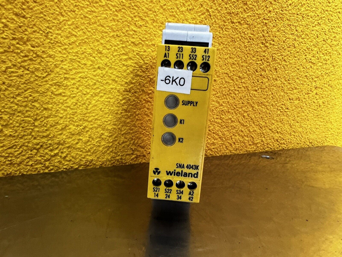 Wieland SNA 4043K Safety Relay – 24V AC, 50/60Hz, Emergency Stop / Safety Control