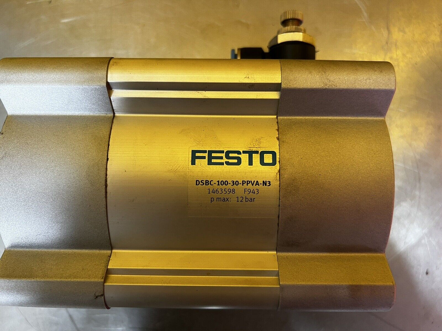 Festo DSBC-100-30-PPVA-N3 Pneumatic Cylinder – 100mm Bore, 30mm Stroke