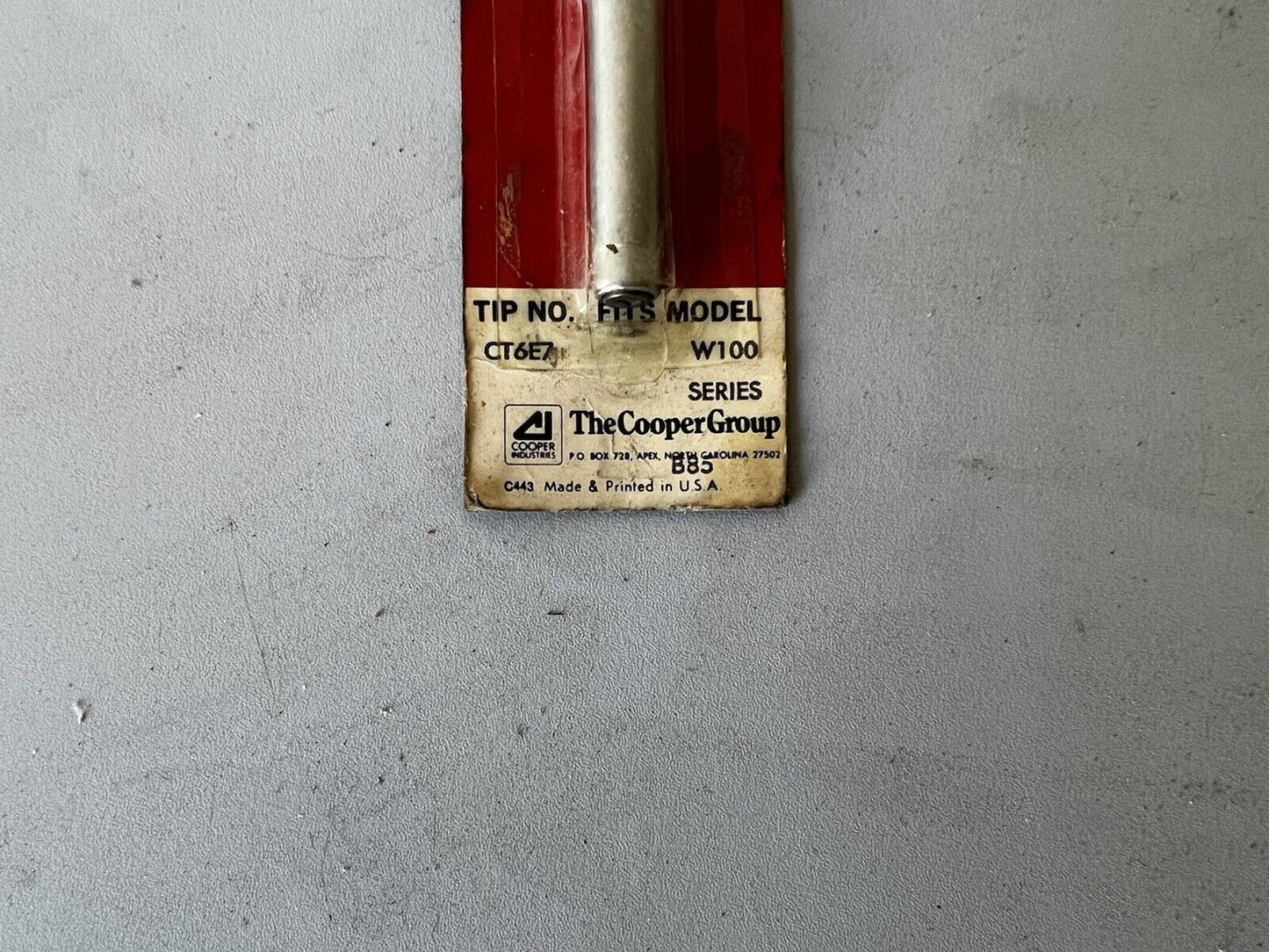 Weller Tip Soldering Screwdriver 700°F 6.35mm for W100D (CT6E7)