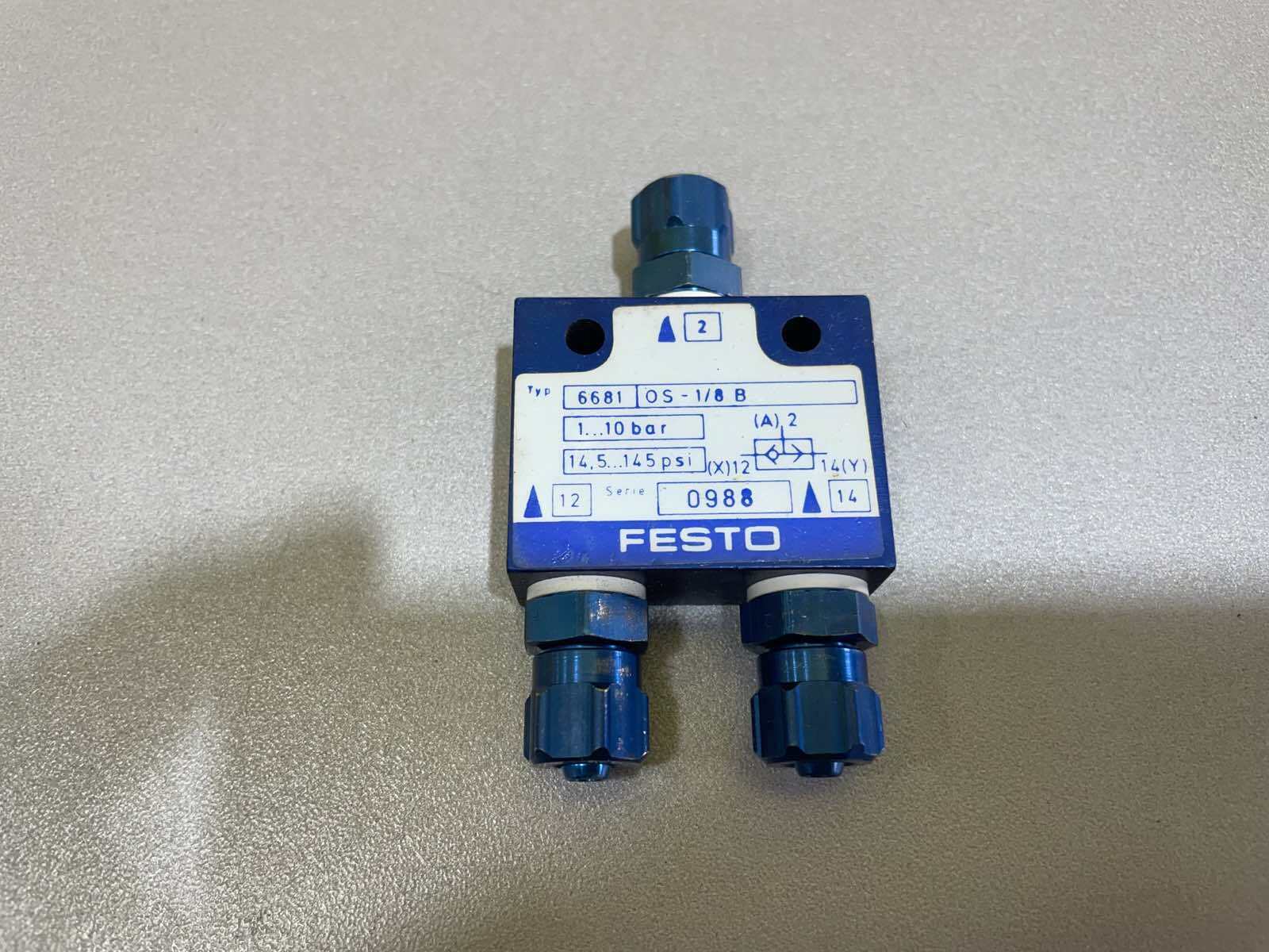 Festo 6681 OS-1/8 B Port OR Gate