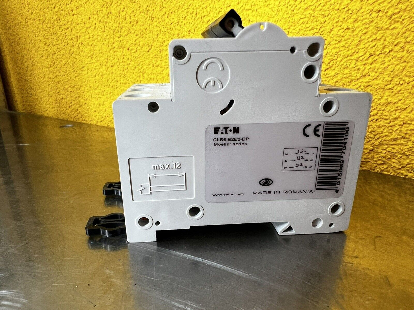 EATON CLS6-B26/3-DP Circuit Breaker – 3 Pole, 26A, Type B