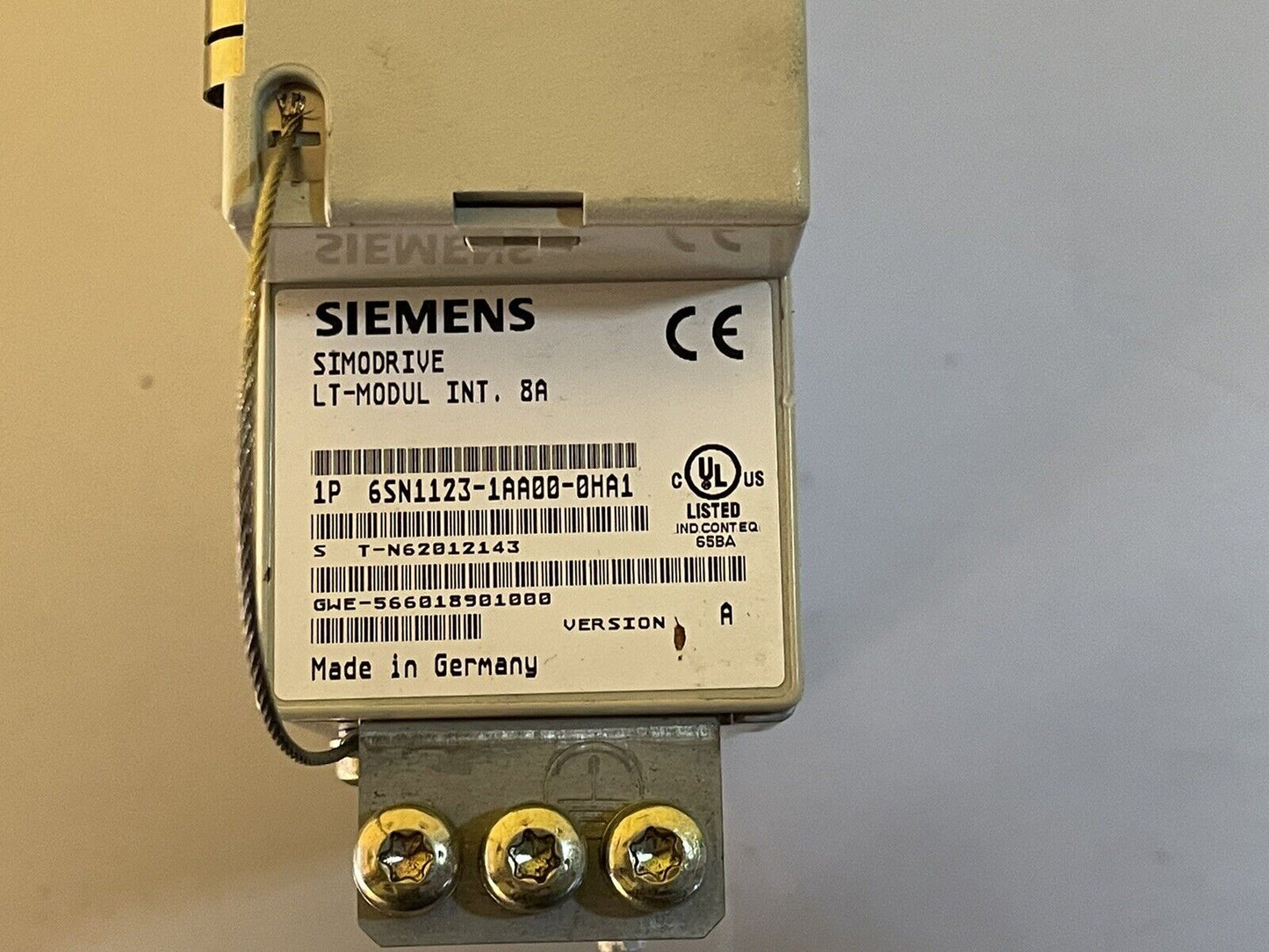Siemens simodrive lt-modul int 8a 6SN1123-1AA00-0HA1