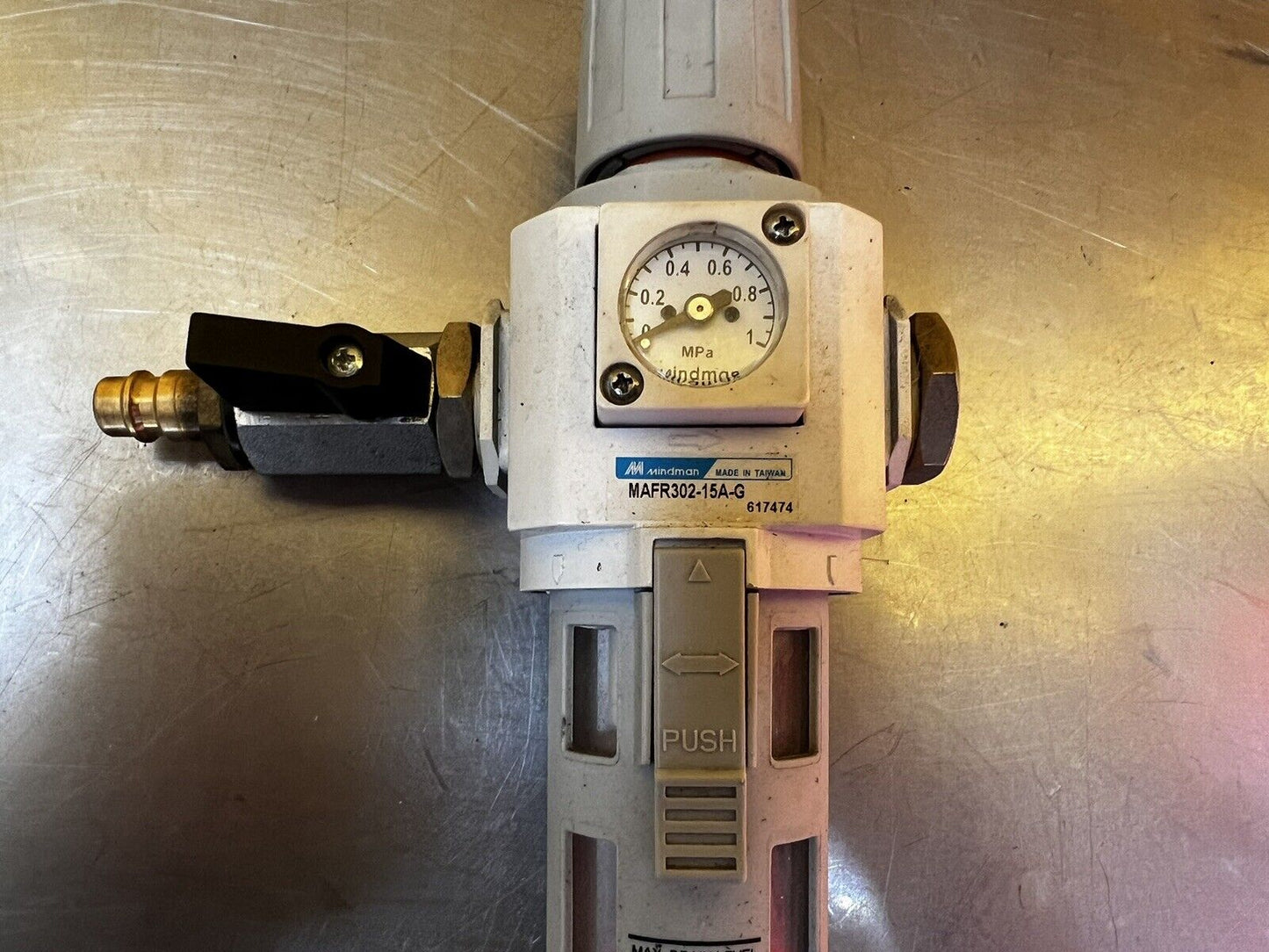 Mindman MAFR302-15A-G Air Regulator – 1/2" Port