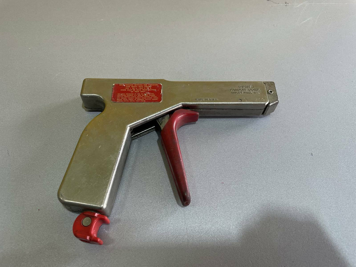 Panduit GS4H Cable Tie Tensioning and Cut-Off Tool