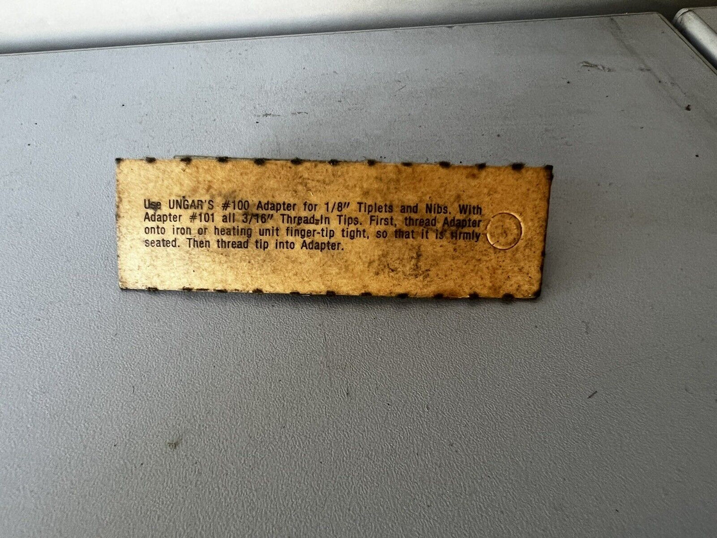 Unger Soldering Tin Tip Adapter Model #100 1/8"