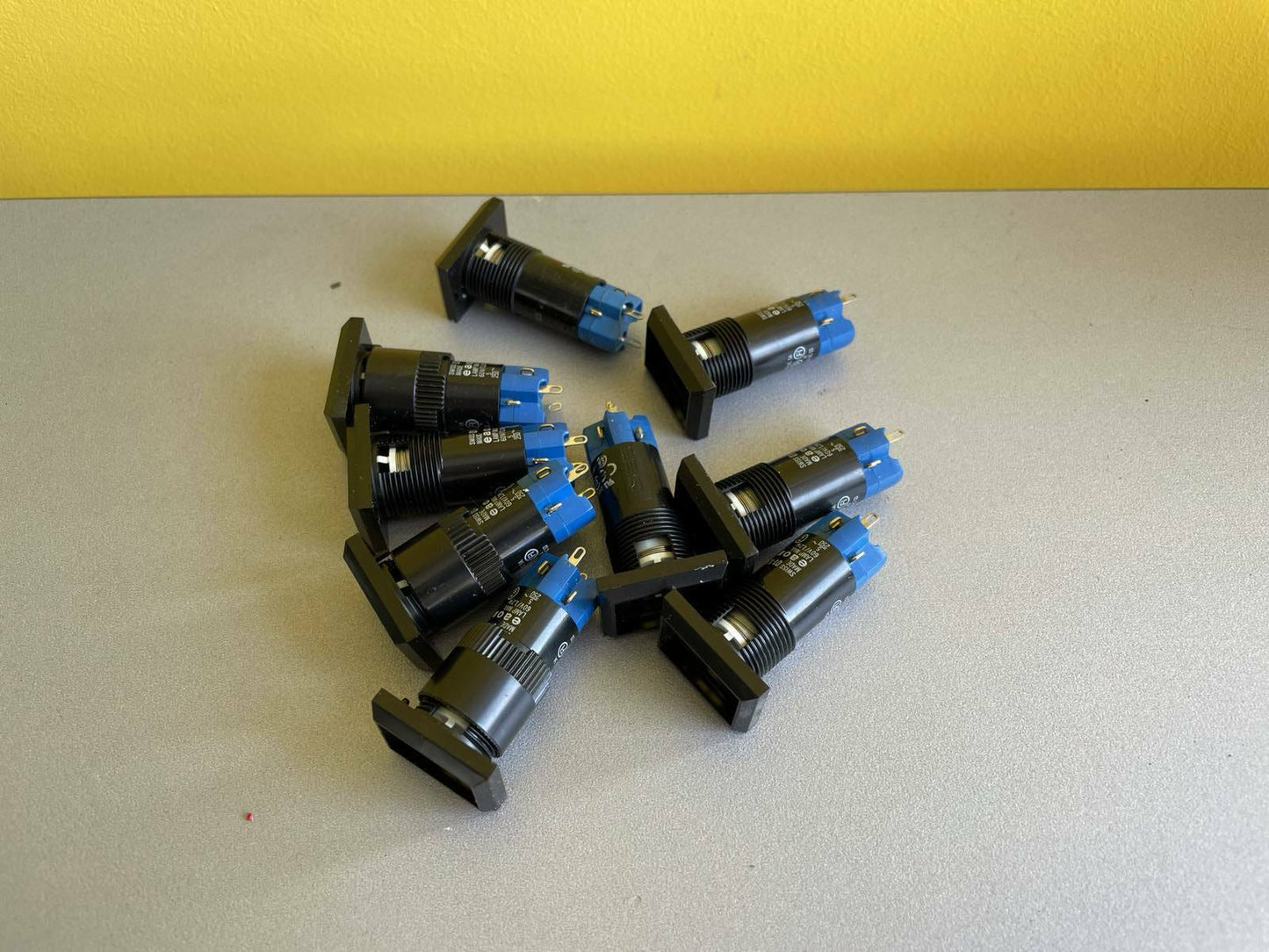 1x EAO 01-121.025 Momentary 1 Pole DPST Illuminated Switch Pushbutton Switch