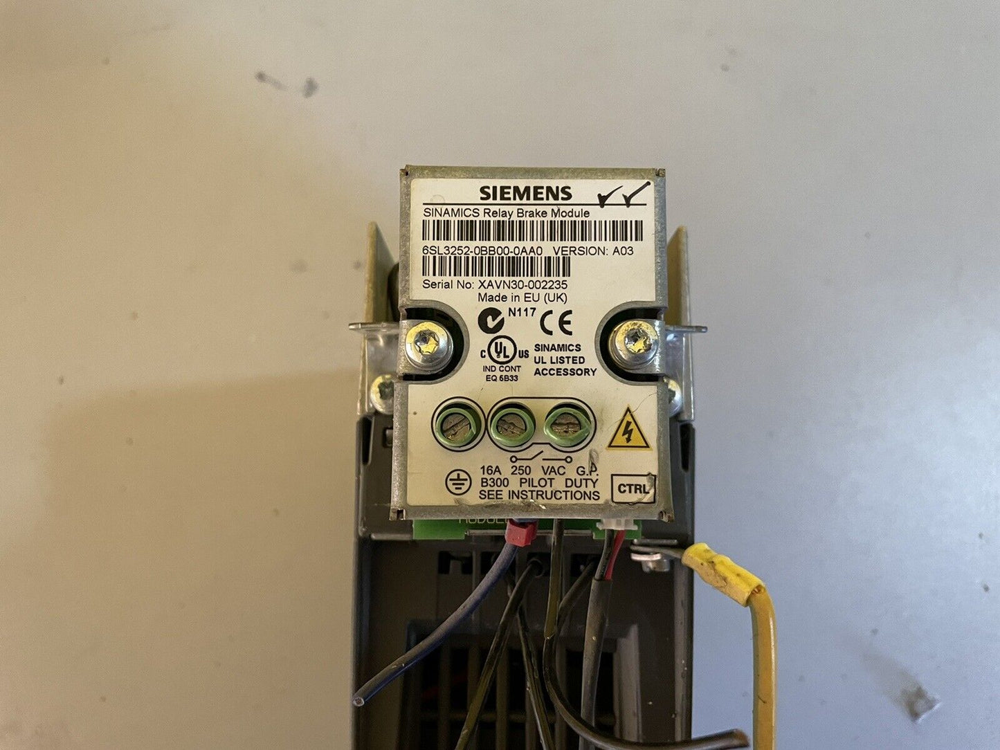 Siemens Control Unit CU310 DP & Power module 340 6SL3040-0LA00-0AA1