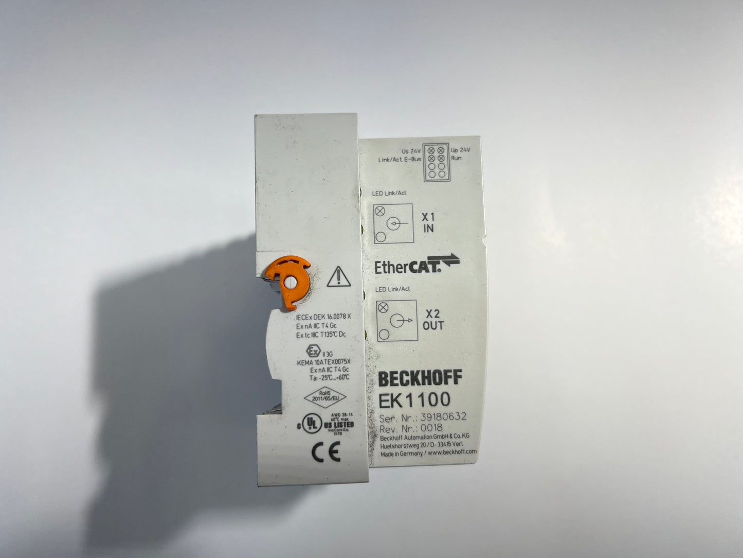 BECKHOFF EK1100 2x EL6001 2x 1809 2x 2809 EtherCAT Coupler Interface Module