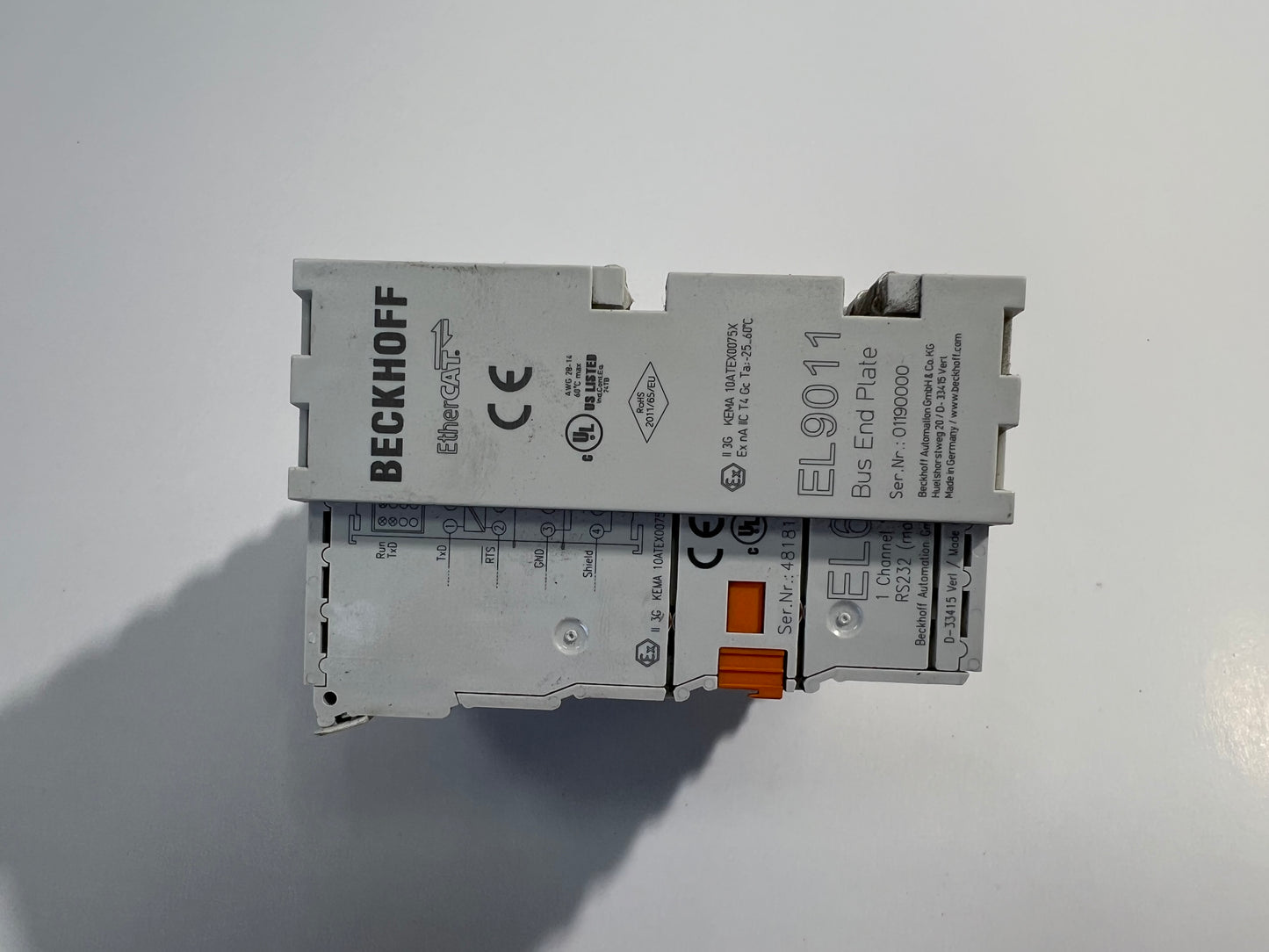 BECKHOFF EK1100 2x EL6001 2x 1809 2x 2809 EtherCAT Coupler Interface Module