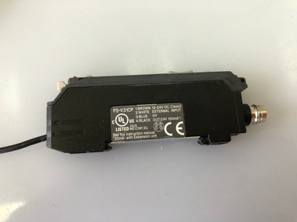 KEYENCE FS-V31CP Fiber Optic Sensor Amplifier – Digital, PNP Output, High-Speed Mode