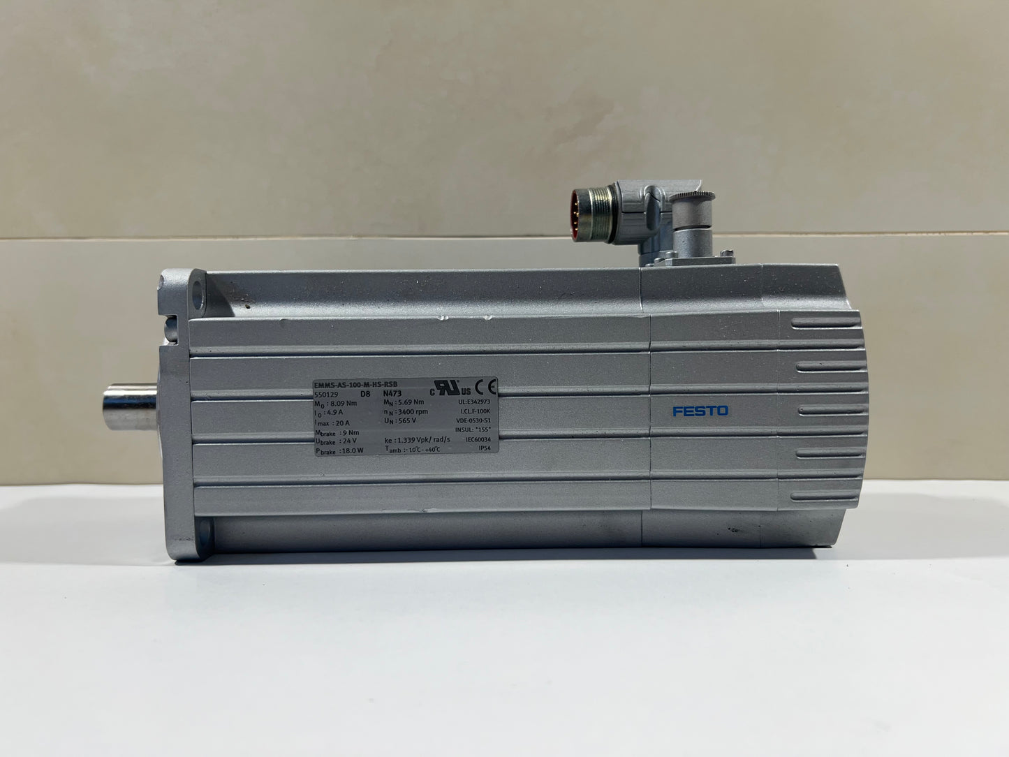 Festo SERVO MOTOR CONTROLLER, EMMS-AS-100-M-HS-RSB, EMMSAS100MHSRSB 550129