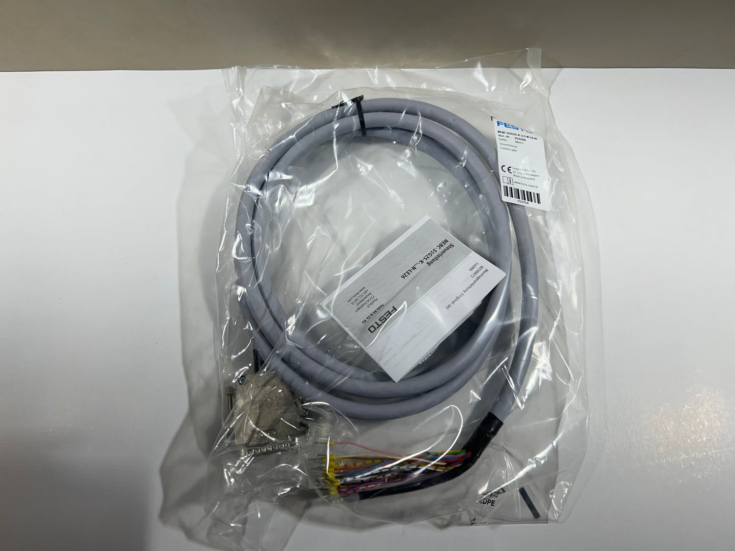 FESTO NEBC-S1G25-K-2.5-N-LE26 552254 / NEBCS1G25K25NLE26 (NEW IN BOX)