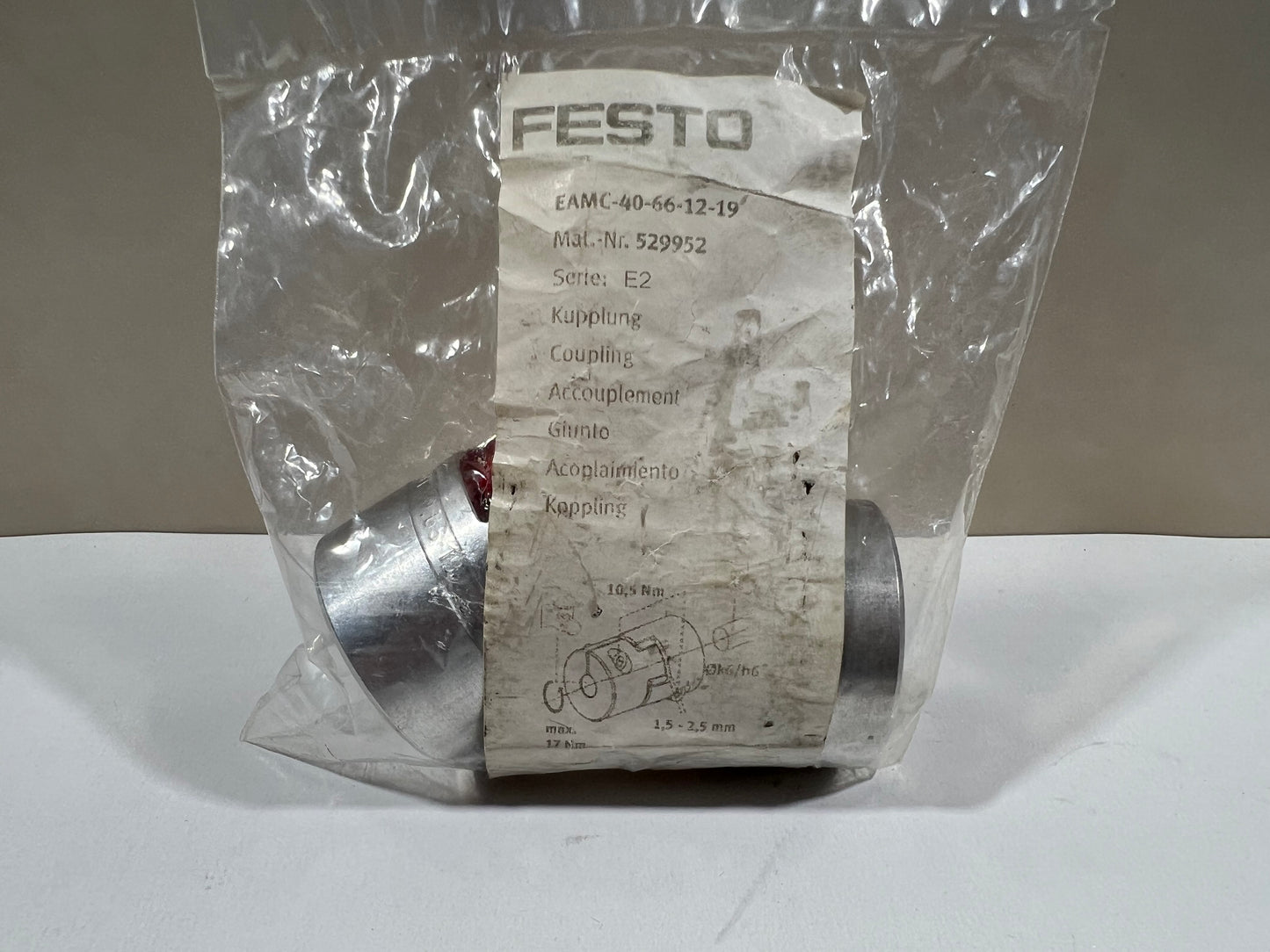 Festo EAMC-40-66-12-19 529952 Coupling Kupplung