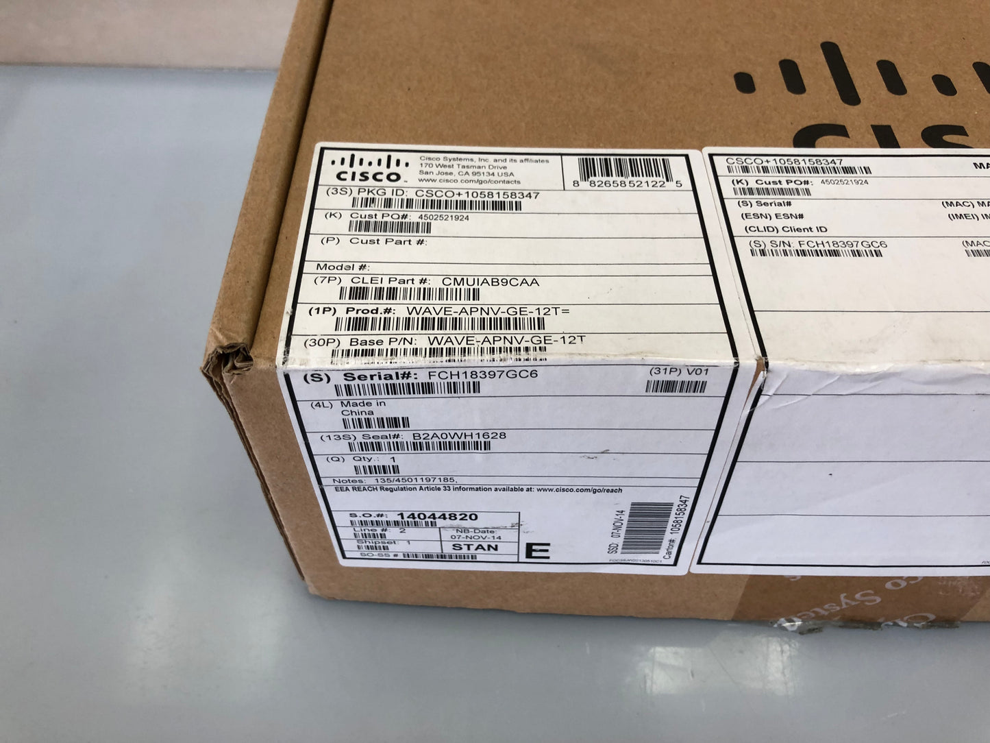 Cisco WAVE-APNV-GE-12T 12-Port Expansion Module