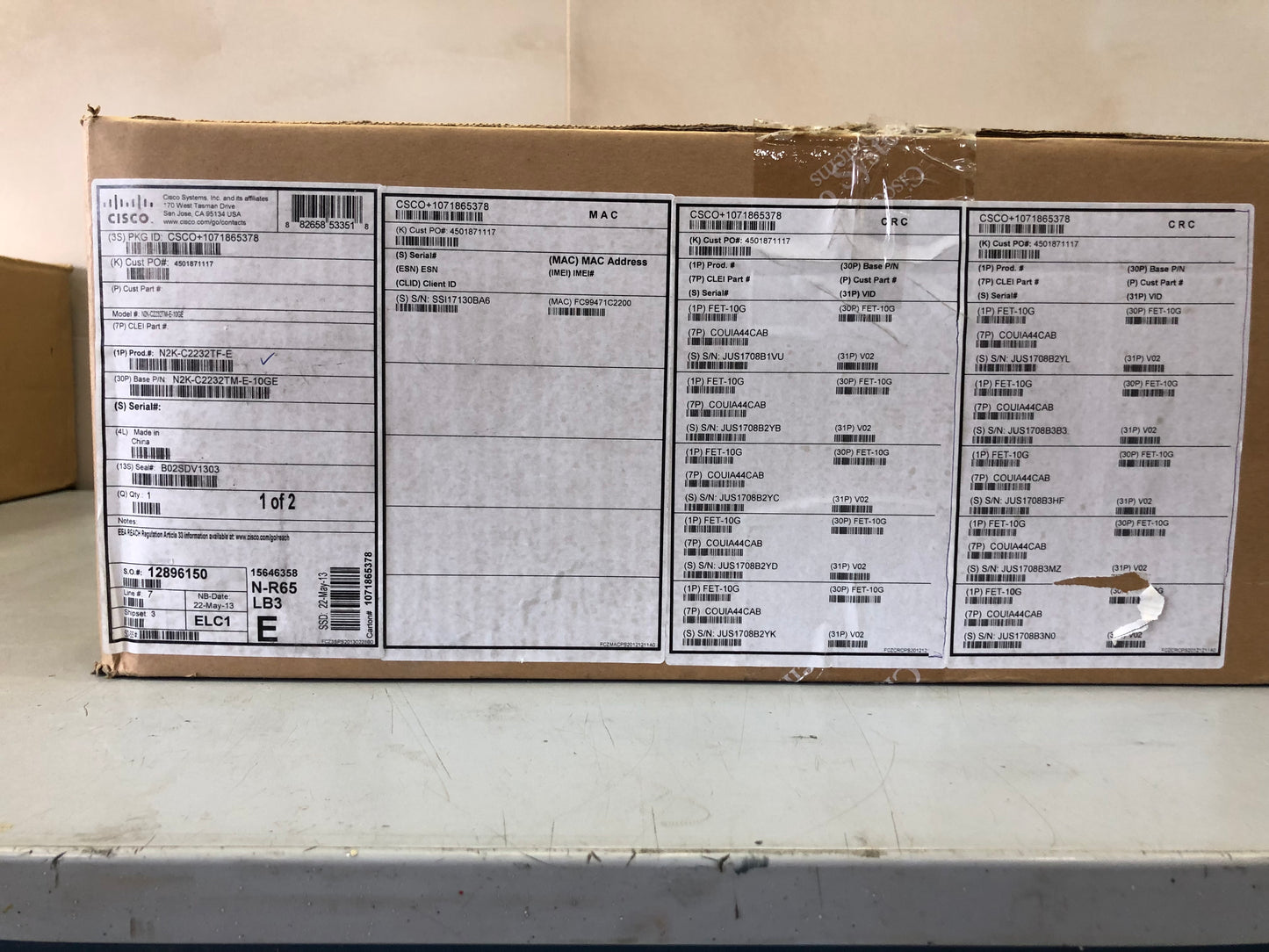 Cisco N2K-C2232TM-E-10GE 10GE Fabric Extender – 32-Port FEX for Nexus Series
