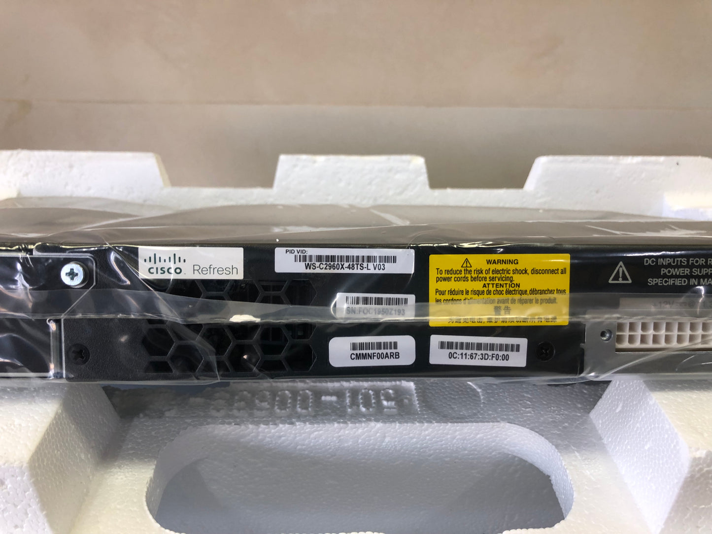 CISCO WS-C2960X-48TS-L Catalyst 2960-X 48GigE, 4x1G SFP, LAN Base