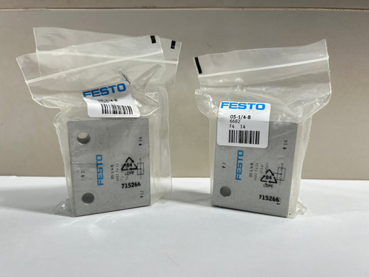 Festo 6682 OS-1/4 B Pneumatic Valve 10 Bar New