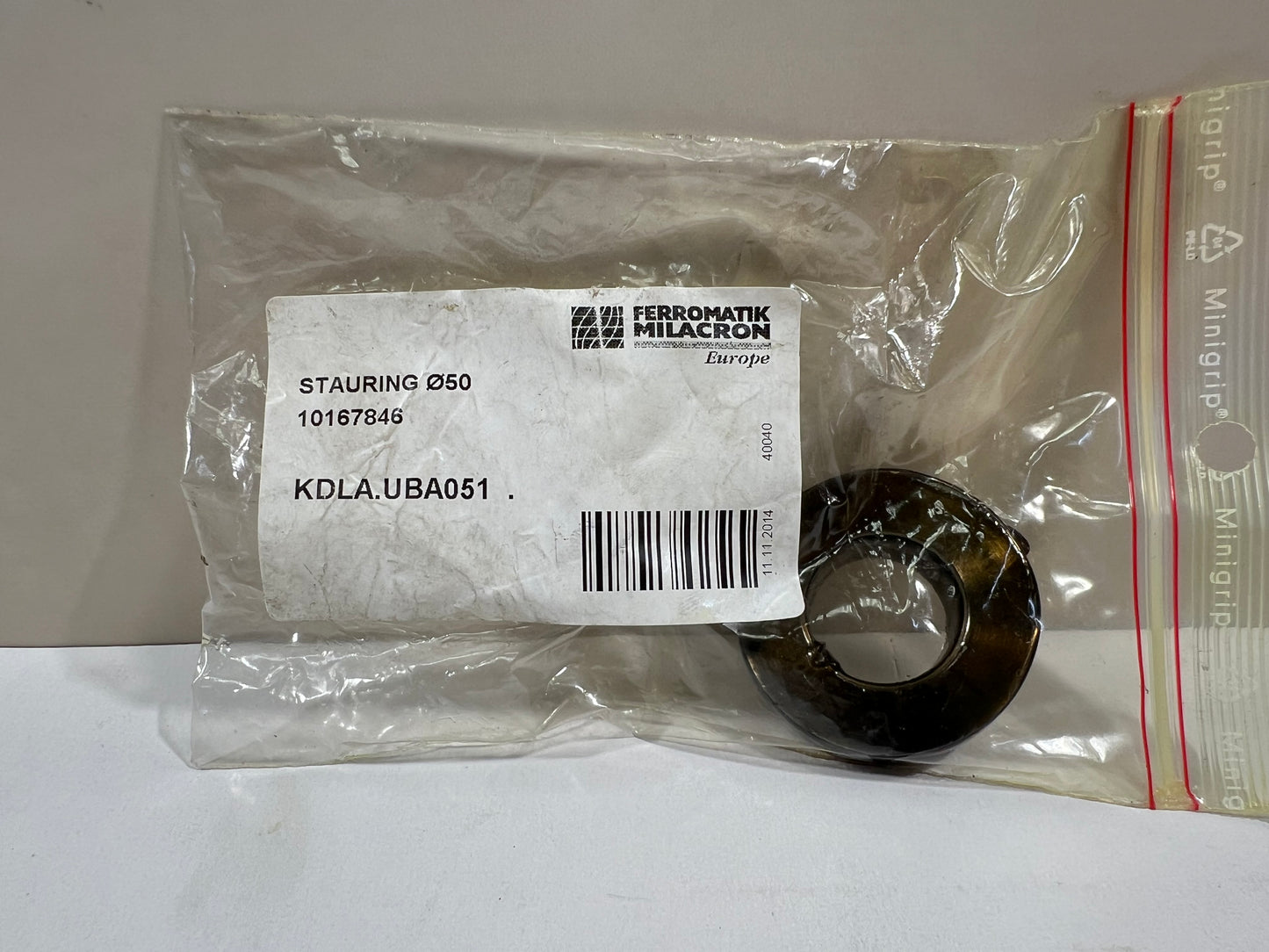 Ferromatik Milacron Stauring 050 50MM Distance Ring New