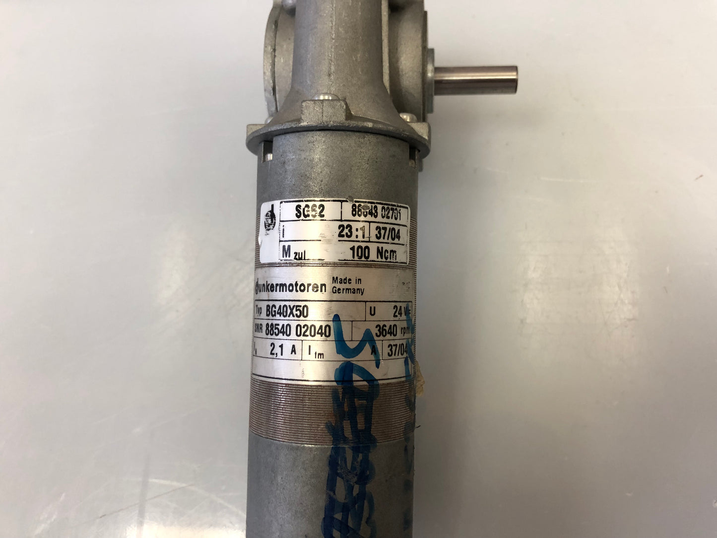 Dunkermotoren BG40X50 (88540 02040) Motor with SG52 23:1 Gearbox