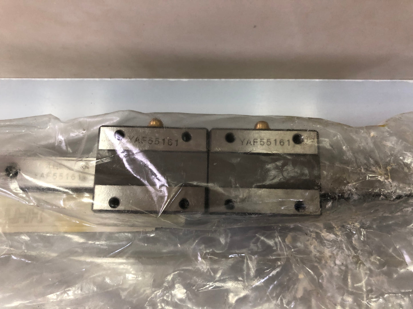 THK NSR15TBA2UU+220L Two 15TBA Linear Guide Blocks on a 220 mm Rail