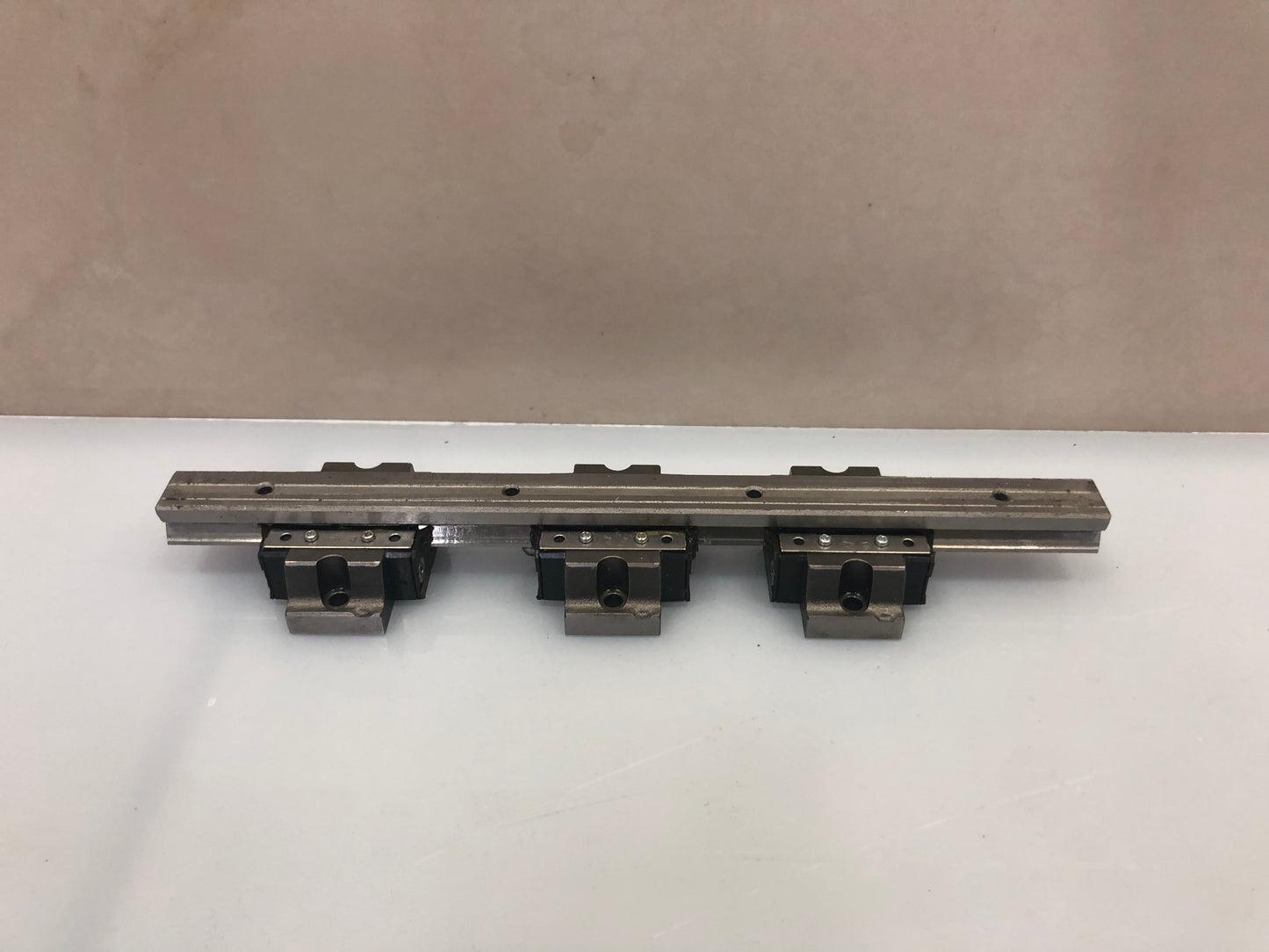 THK SR15SB + 230LP Three SR15SB Linear Guide Blocks on a 230mm Rail