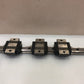 THK SR15SB + 230LP Three SR15SB Linear Guide Blocks on a 230mm Rail