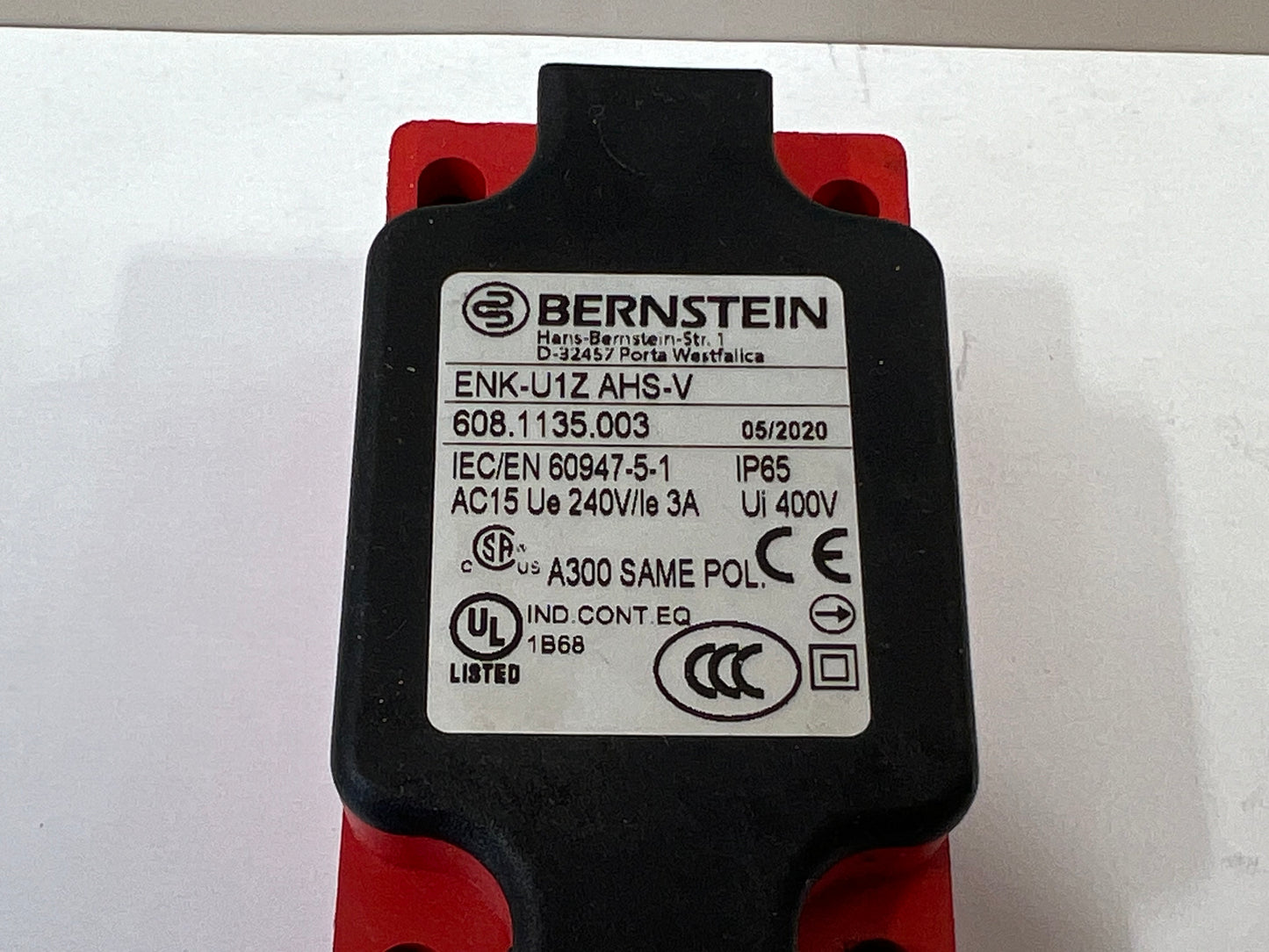 BERNSTEIN LIMIT SWITCH ENK-U12 AHS-V