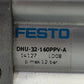 Festo DNU-32-160-PPV-A Standard Cylinder 14127 Pneumatic Cylinder Max. 12 BAR