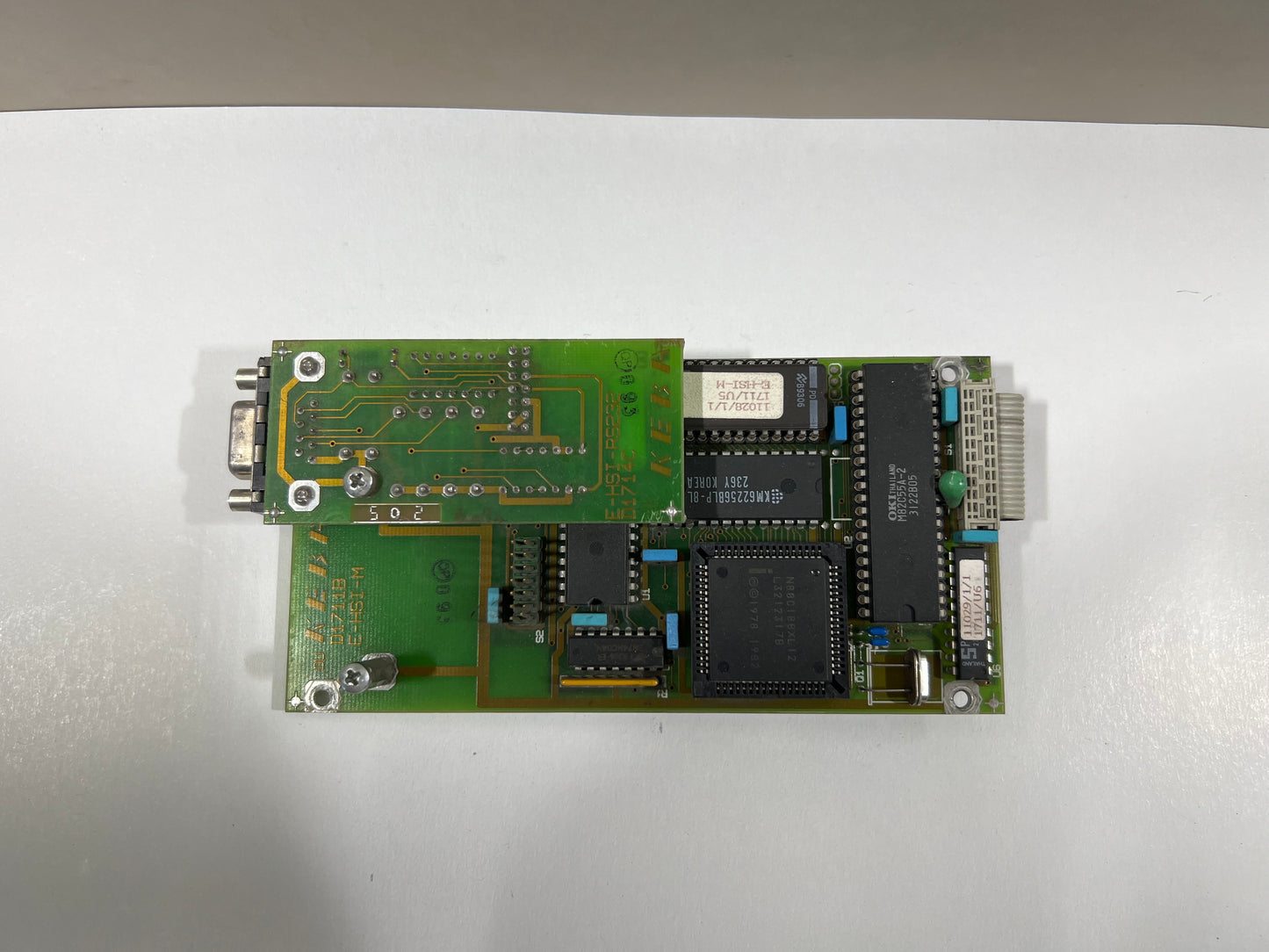 Keba Circuit Board E-HSI-M D1711B  with E-HSI-RS232 D1714C