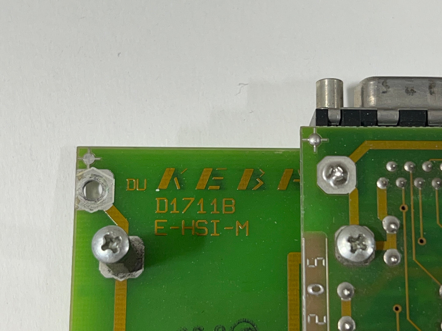 Keba Circuit Board E-HSI-M D1711B  with E-HSI-RS232 D1714C