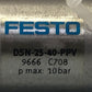 FESTO DSN-25-40-PPV PNEUMATIC CYLINDER