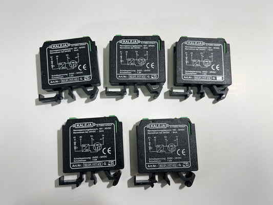 Kaleja 02.01.117-V2 Electronic Load Relay, 18-30VDC Lot of 5